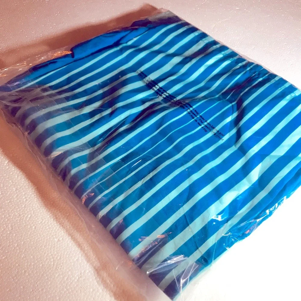 Blue Striped Swim trunks Husky XL by Cat & Jack Retro Beach Vacay Summer Pool